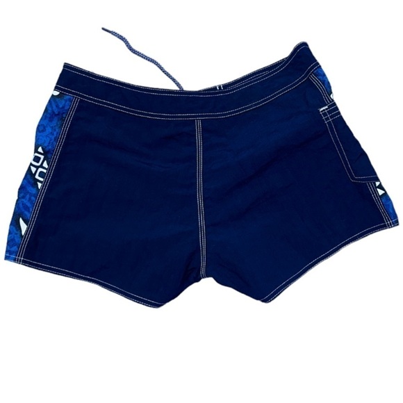 Maki’s Aloha Navy Board Short Swim Side Pocket - Picture 2 of 8